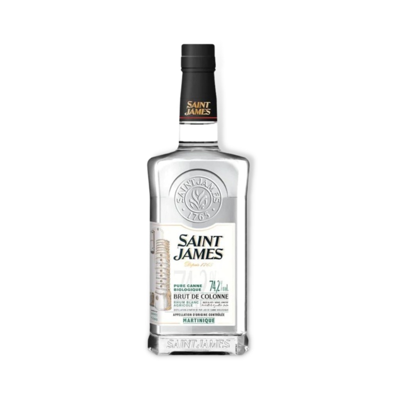 Saint James Organic White Rum 700ml (ABV 74.2%)
