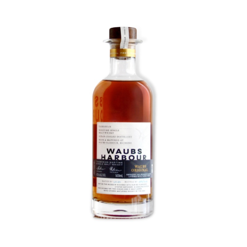 Waubs Harbour Waubs Original Single Malt Whisky 500ml (ABV 43%)