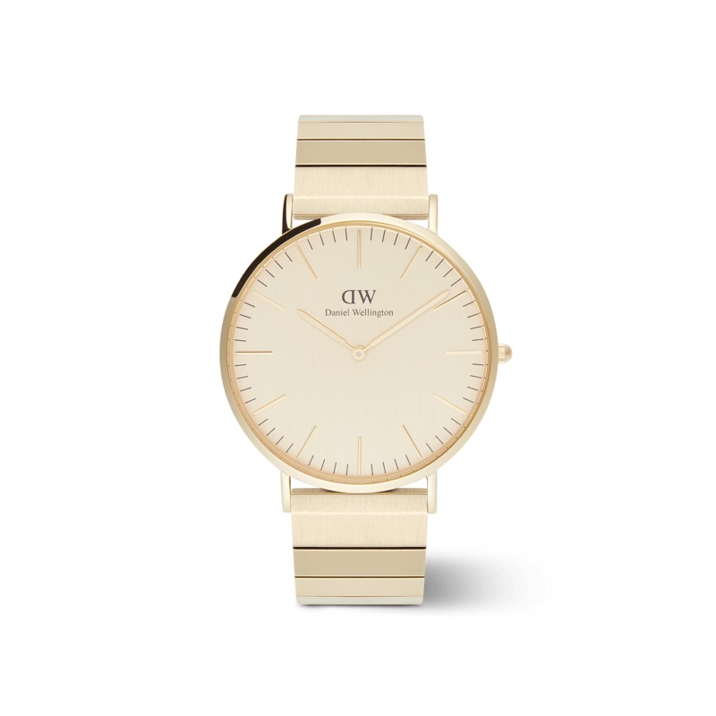 Daniel Wellington Classic Piano Link Gold Unitone Watch