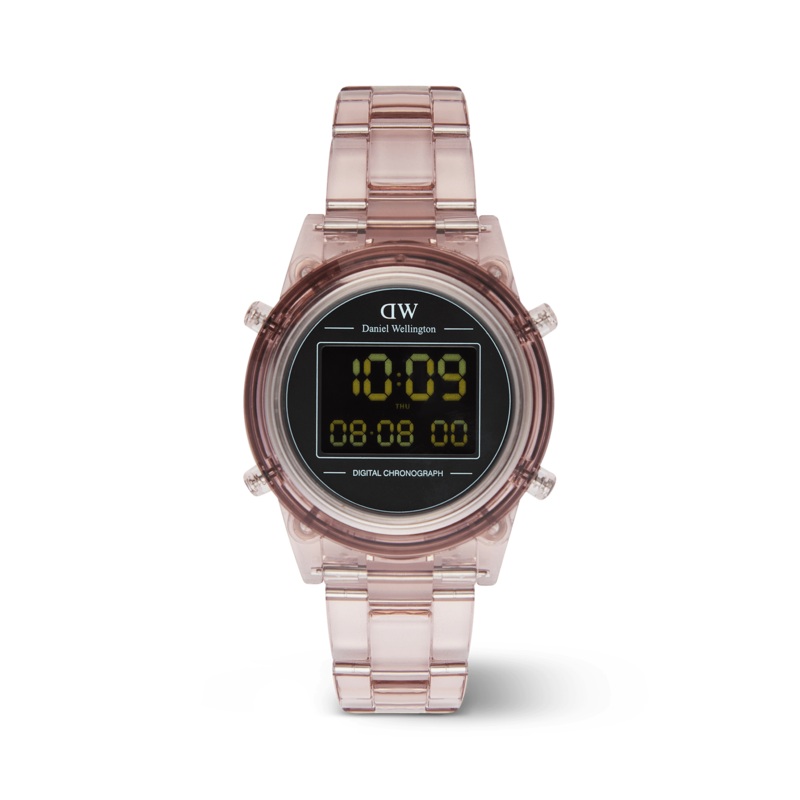 Daniel Wellington Retro Digital Dark Pink Watch