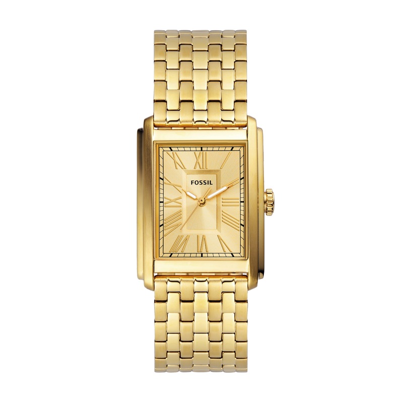 Fossil Carraway Gold Stainless Steel Watch FS6009
