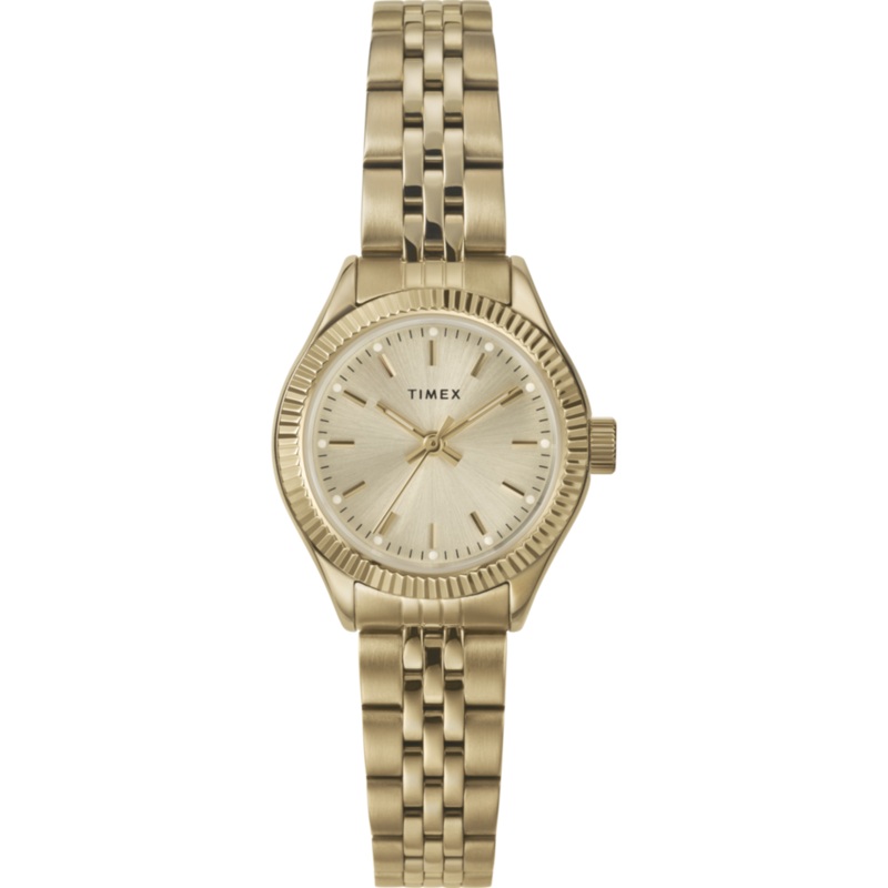 Timex Legacy Mini Gold Dial and Stainless Steel Quartz Watch TW2W91000