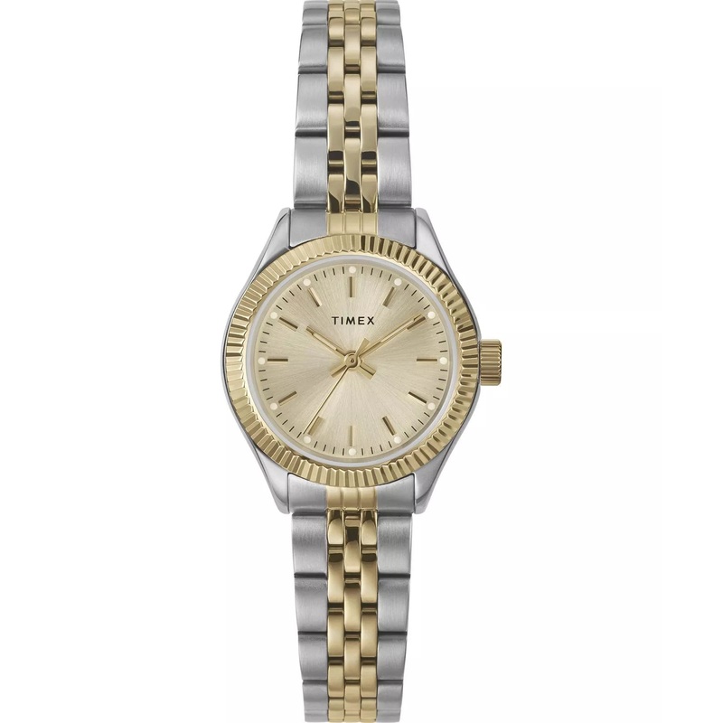 Timex Legacy Mini Gold Dial Two Toned Stainless Steel Quartz Watch TW2W90900