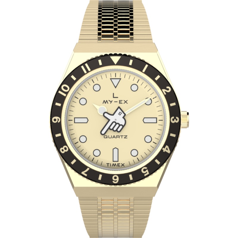 Timex x seconde/seconde/ Loser 38mm Limited Edition Gold Men's Watch TW2W70700