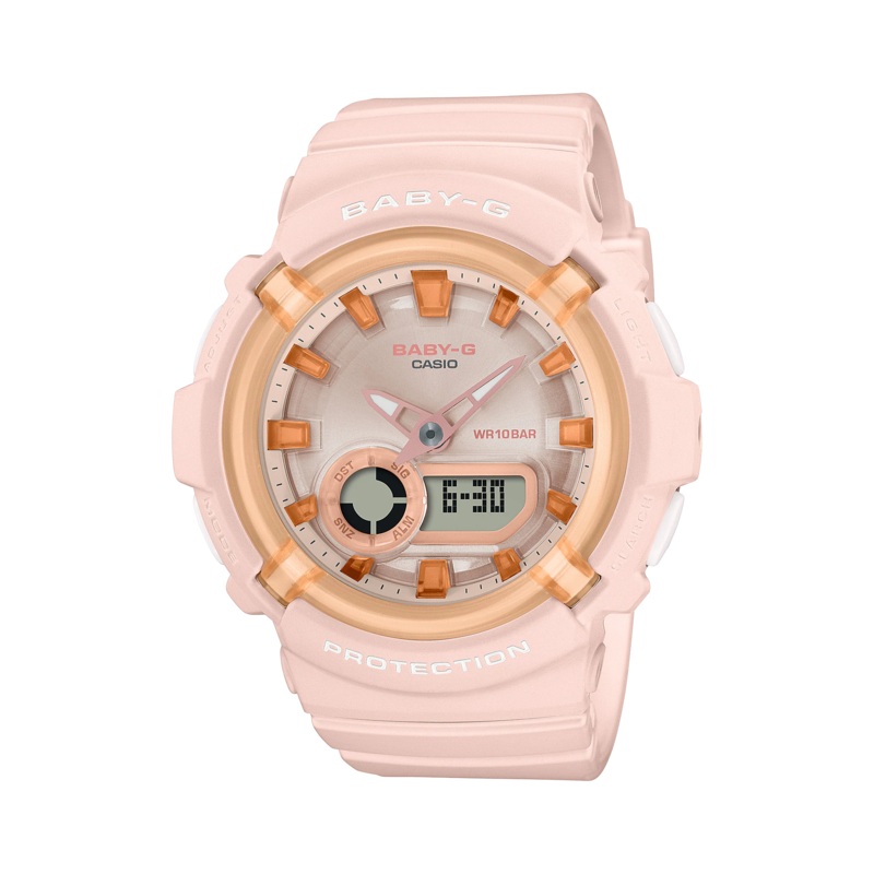 Baby-G Digital Analog Pink Resin Band Watch BGA280SW-4A