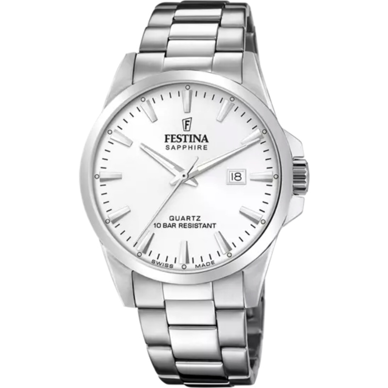 Festina White Dial Stainless Steel Strap Men's Watch F20024/2
