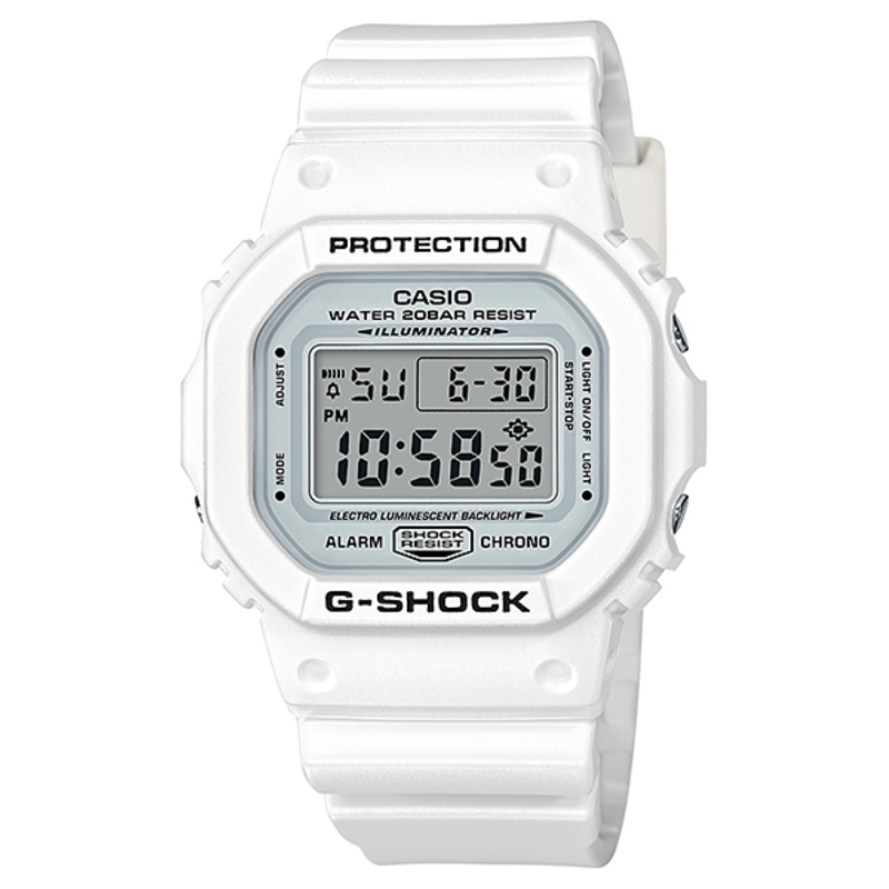 G-Shock 5600 Series All White Men's Watch DW5600MW-7D