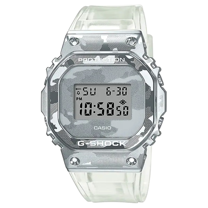 G-Shock G-Squad Transparent Resin Band Watch GM5600SCM-1D