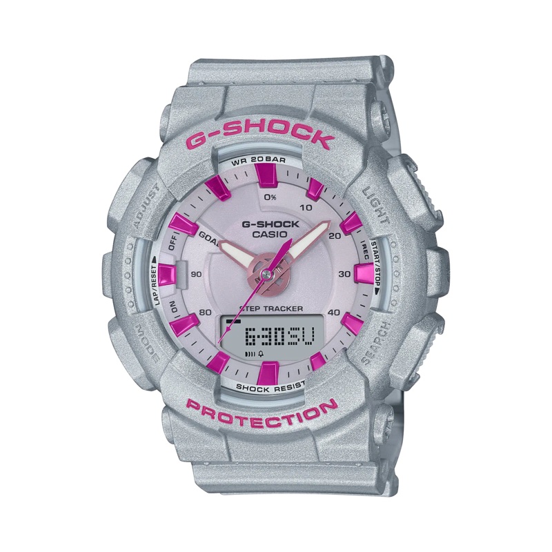 G-Shock Neo Punk White Resin Band Watch GMAS130NP-8A
