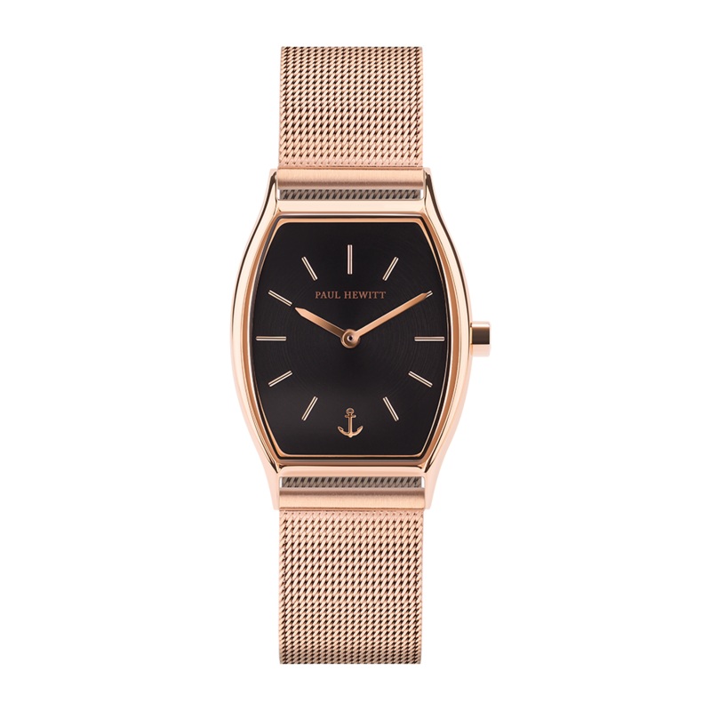 Paul Hewitt Modern Edge Black Sunray Gold Watch
