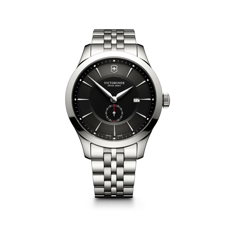 Victorinox Alliance Black Dial Stainless Steel Mens Watch