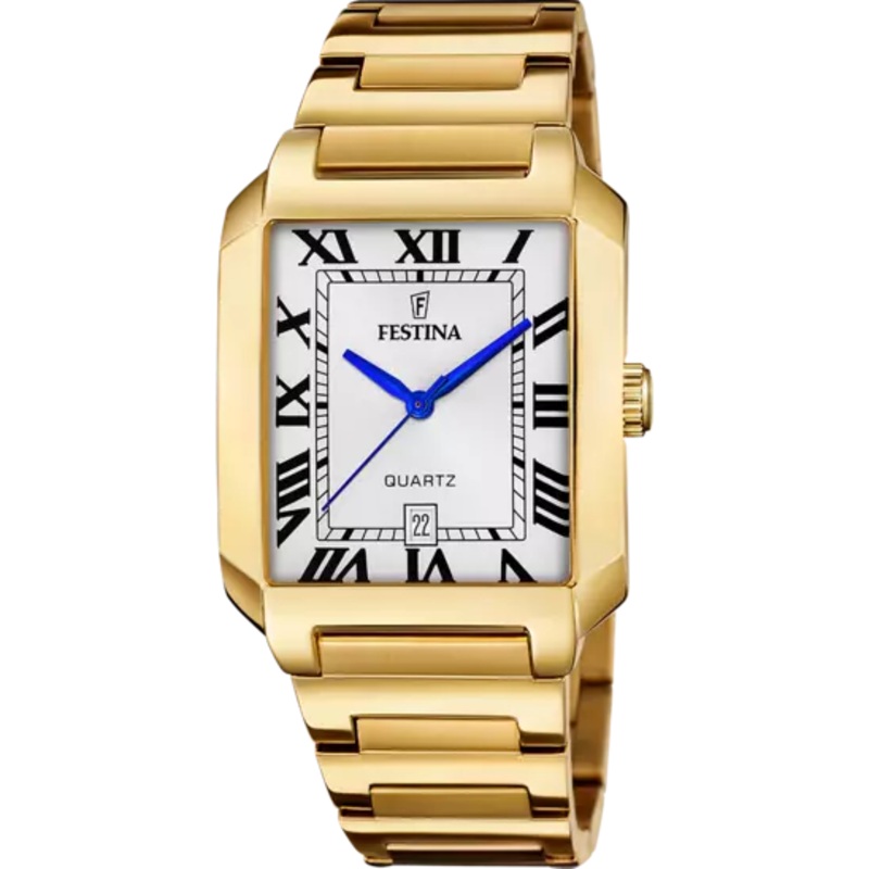 Elegant Festina Men's Watch with White Dial and Durable Stainless Steel Bracelet - F20678/1