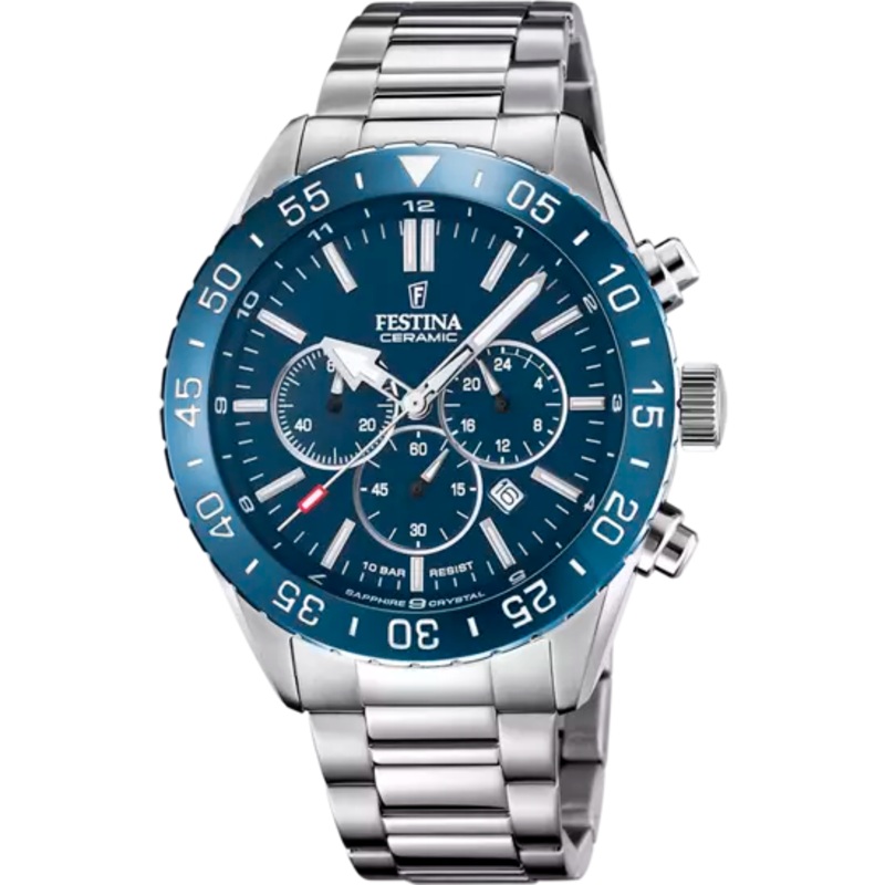 Festina Blue Dial Stainless Steel Strap Men's Watch F20575/2