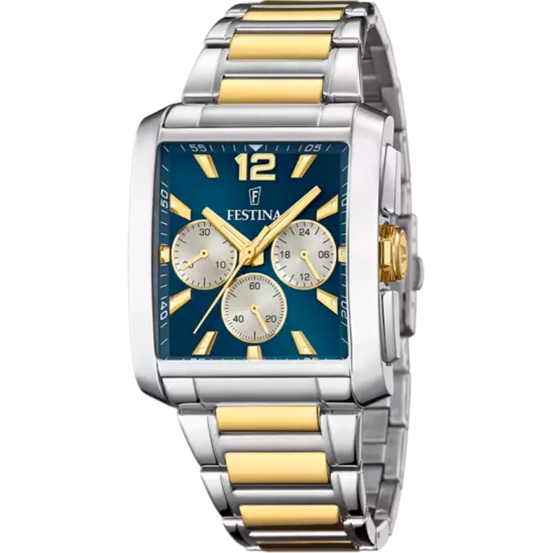 Festina Blue Dial Stainless Steel Strap Men's Watch F20637/6