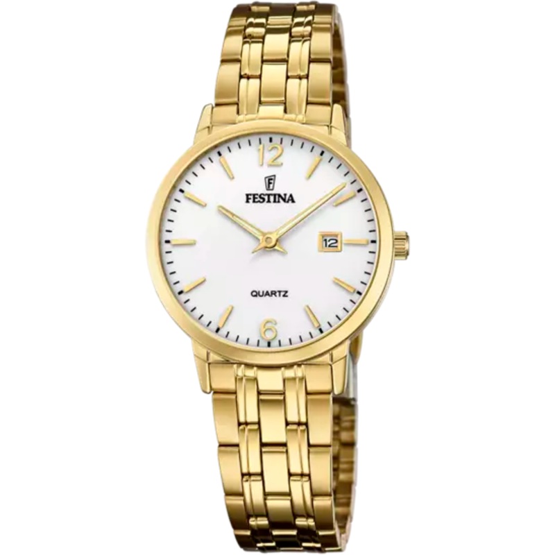 Festina Elegance Stainless Steel Women's Watch with White Dial F20514/2