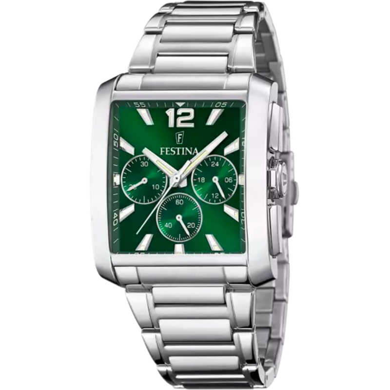 Festina Green Stainless Steel 316L Strap Men's Watch F20635/3
