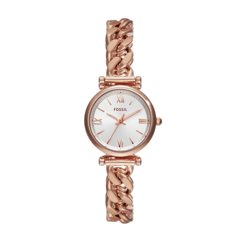 Fossil Carlie Rose Gold-Tone Stainless Steel Women's Watch ES5330