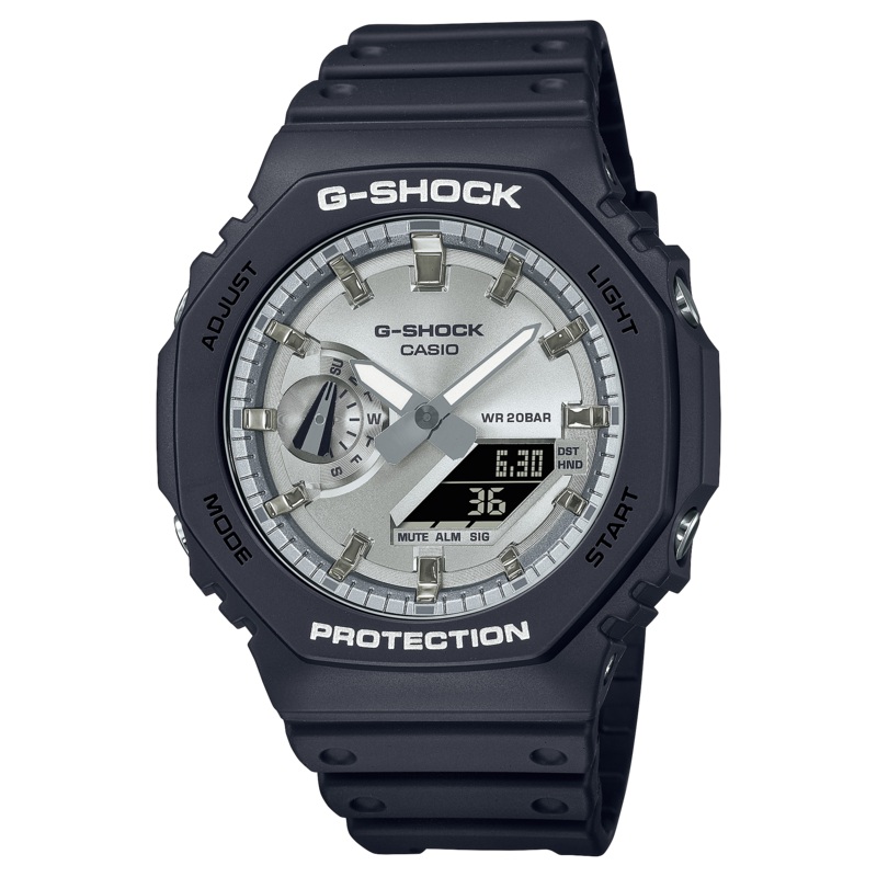 G-Shock Analog Digital Black Resin Band Watch GA2100SB-1A