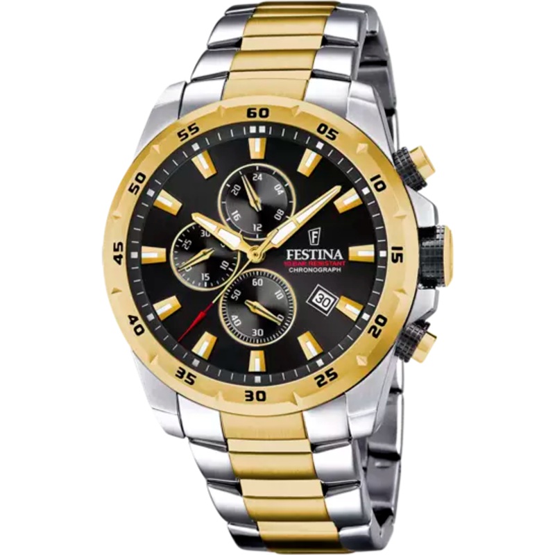 Reloj Festina Black Dial Stainless Steel Men's Watch F20562/4