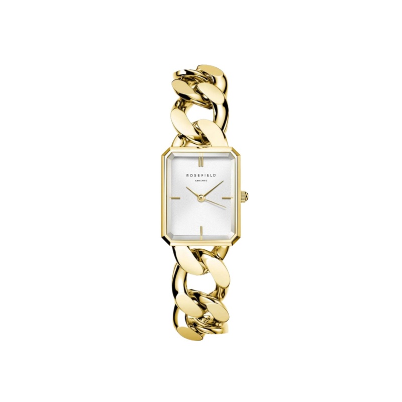 Rosefield Octagon XS Studio Gold Bracelet Watch SWGSG-O55