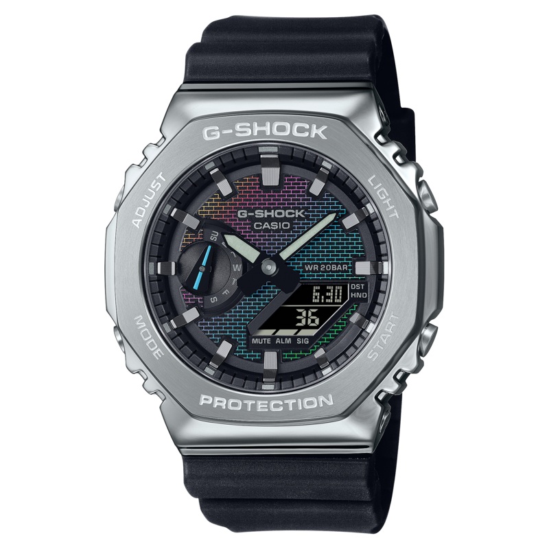 G-Shock 2100 Series G-Steel Black Resin Band Watch GM2100RW-1A