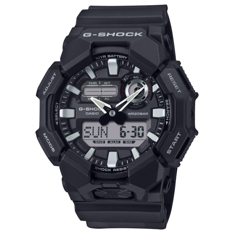 G-Shock Analog Digital Black Resin Band Watch GA010-1A