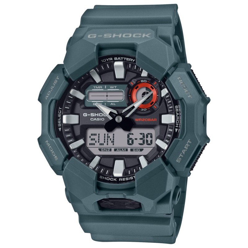 G-Shock Analog Digital Black Resin Band Watch GA010-2A