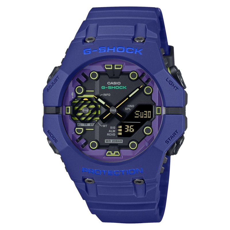 G-Shock Analog Digital DUO Cyberspace Blue Resin Band Watch GAB001CBR-2A
