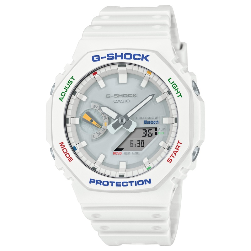 G-Shock Analog Digital DUO White Resin Band Watch GAB2100FC-7A