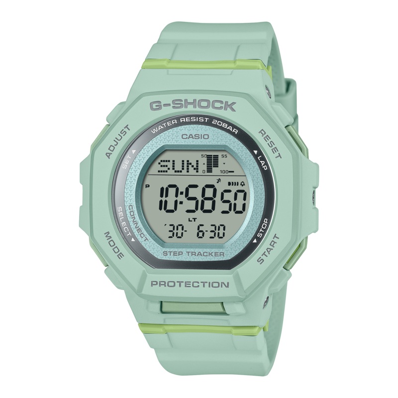 G-Shock G-Squad Green Resin Band Watch GMDB300-3D