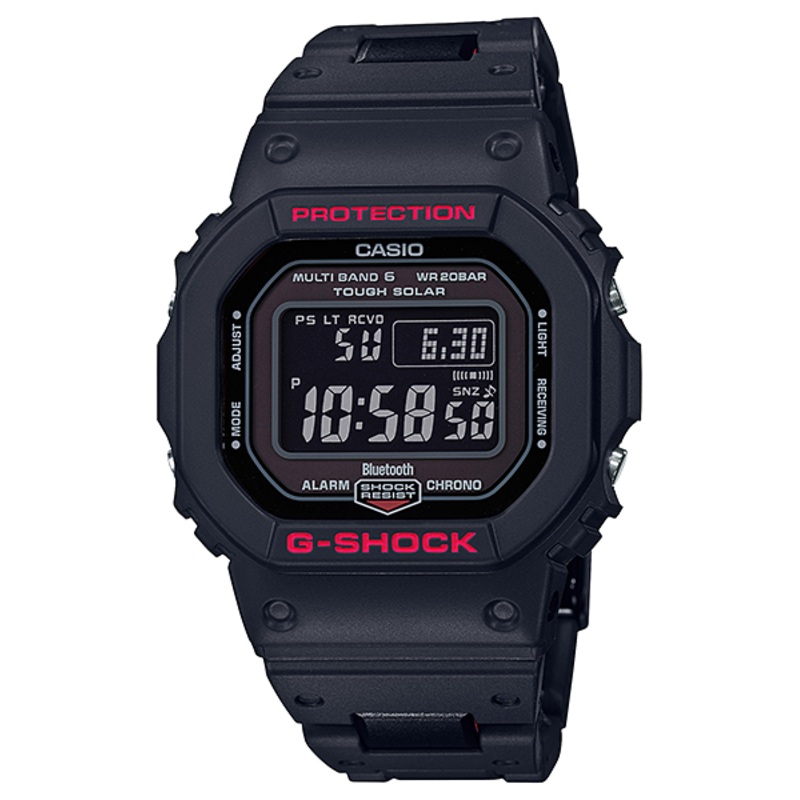 G-Shock Solar Black Resin Band Watch GWB5600HR-1D