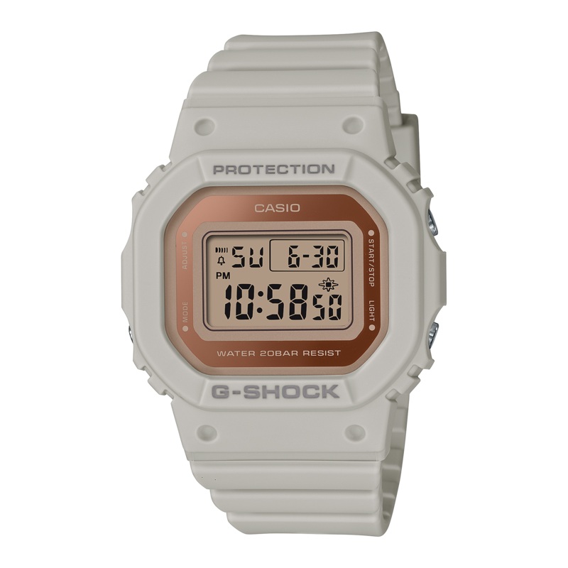G-Shock White Resin Band Womens Watch GMDS5600-8D