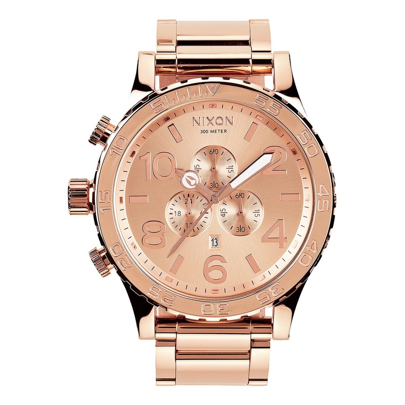 Nixon 51-30 Chrono All Rose Gold Watch A083-897-00
