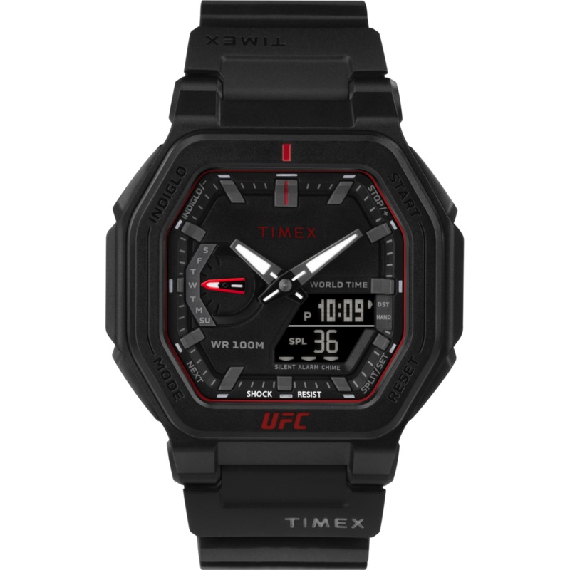 Timex UFC Colossus Fight Week 45mm Resin Strap Watch TW2V55200
