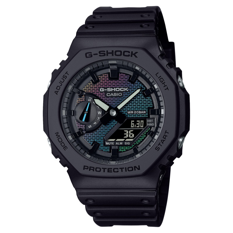 G-Shock Analog Digital Black Resin Band Watch GA2100RW-1A