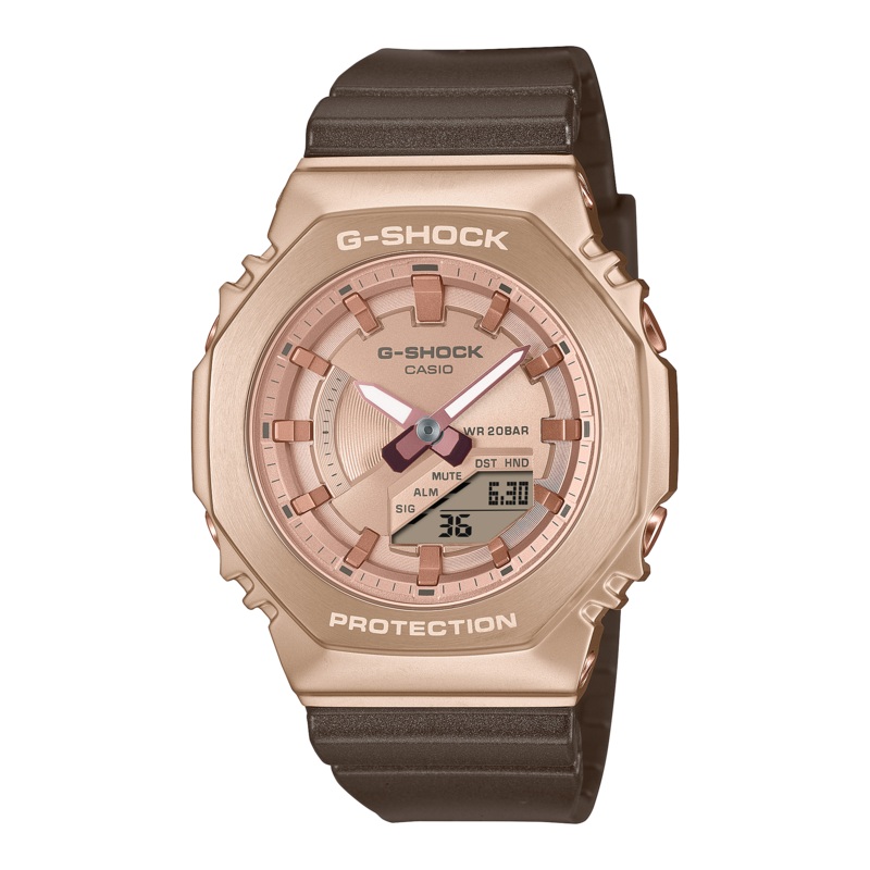 G-Shock Analog Digital Brown Resin Band Watch GMS2100CB-5A