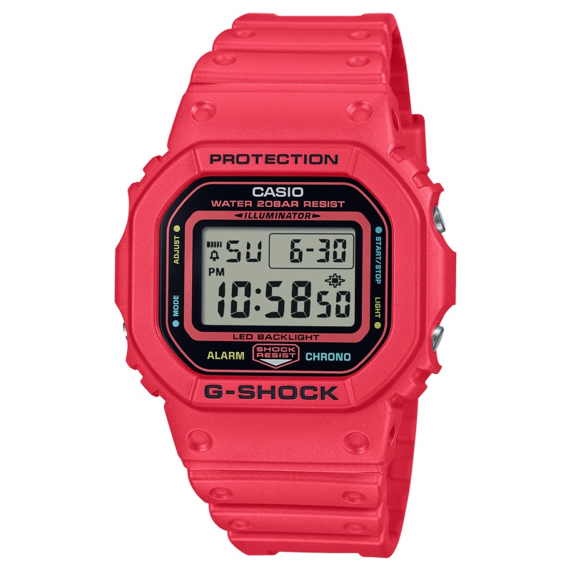 G-Shock Digital Pink Resin Band Watch DW5600EP-4D