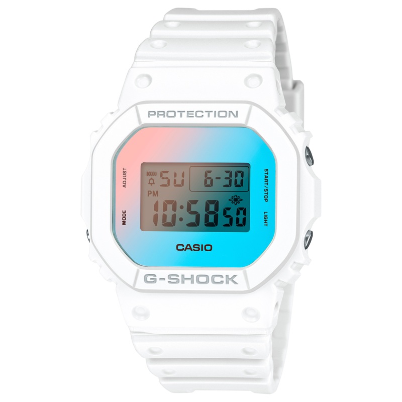 G-Shock Digital White Resin Band Watch DW5600TL-7D