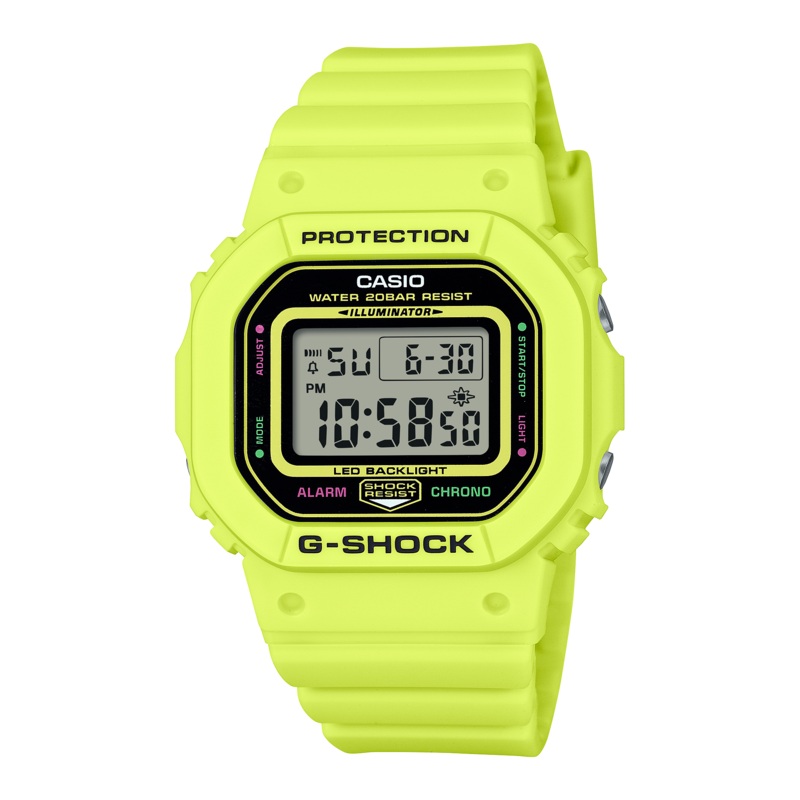 G-Shock Digital Yellow Resin Band Watch GMDS5600EP-9D