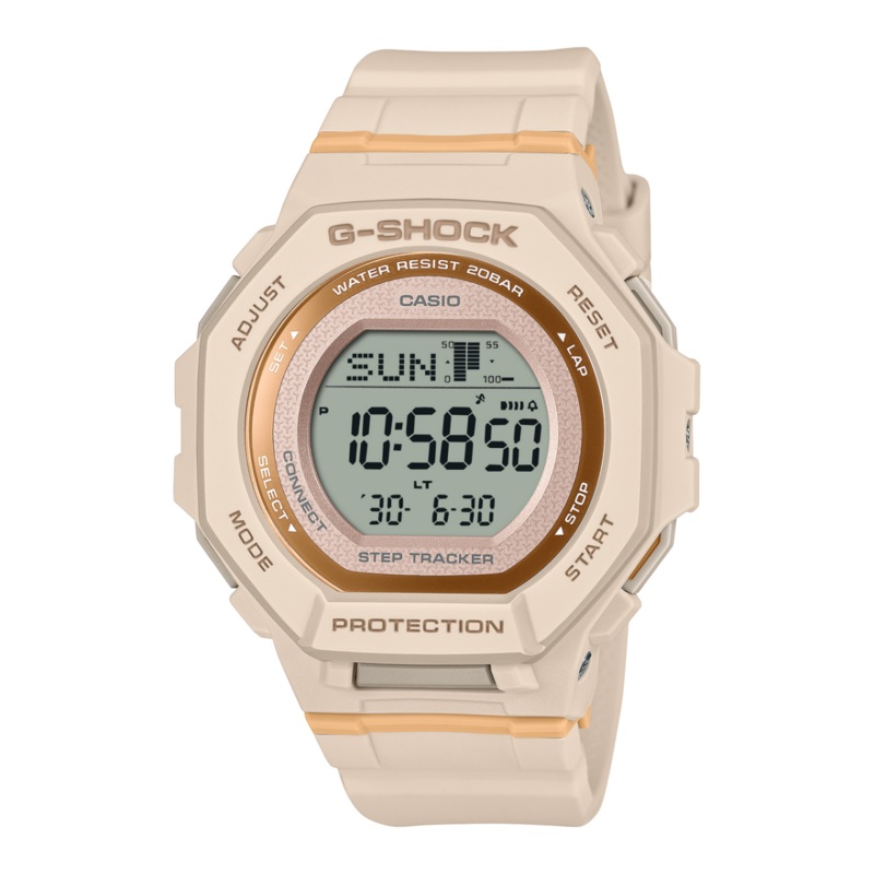 G-Shock G-Squad Pink Resin Band Watch GMDB300-4D