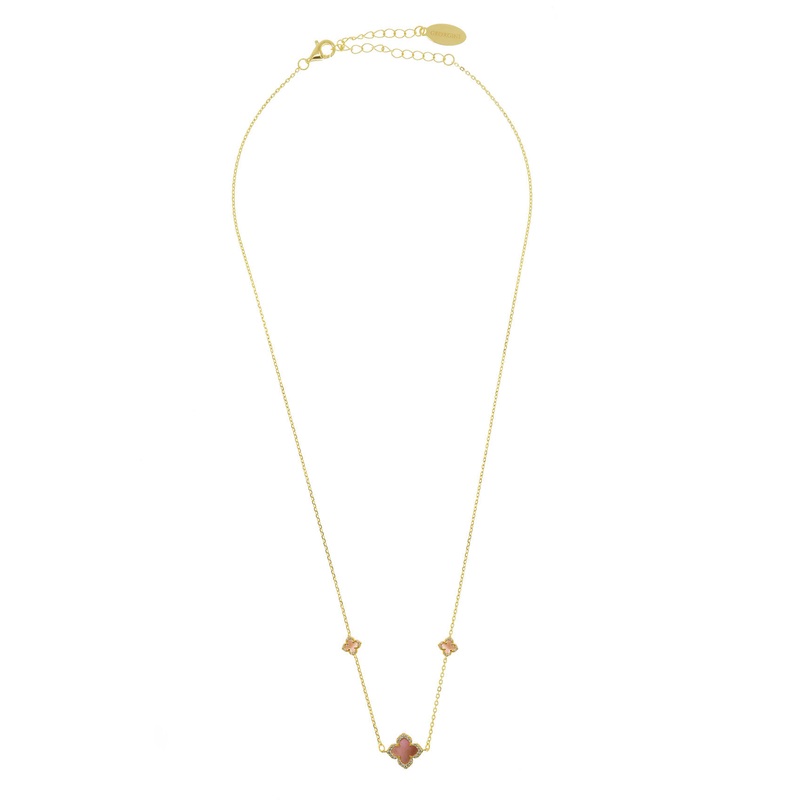 SYDNEY SOIRE  FAIRWATER MOTHER OF PEARL DELUXE NECKLACE GOLD