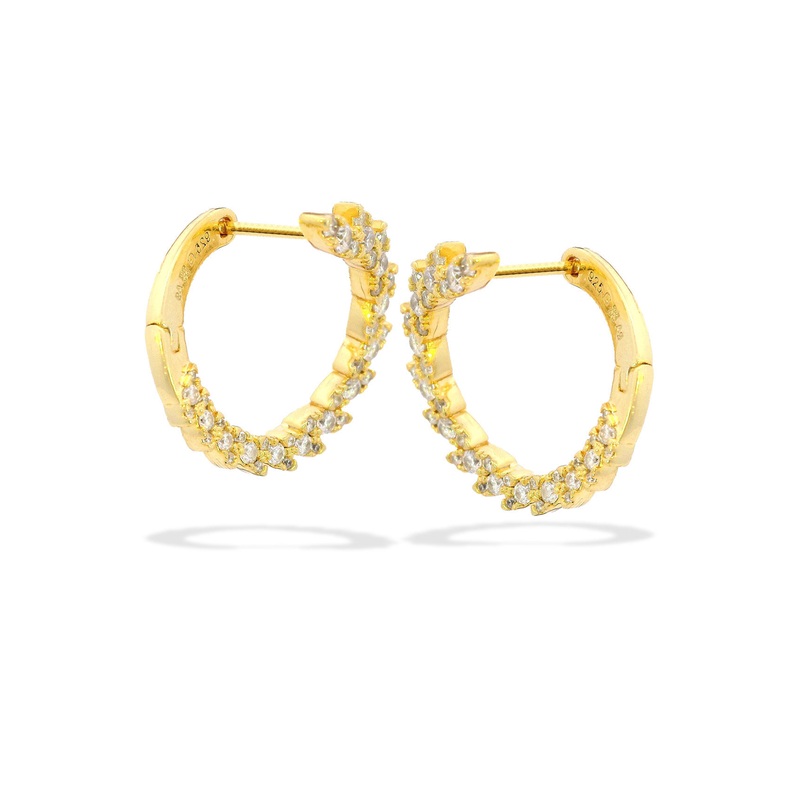 SYDNEY SOIRE POINT PIPER EARRINGS GOLD