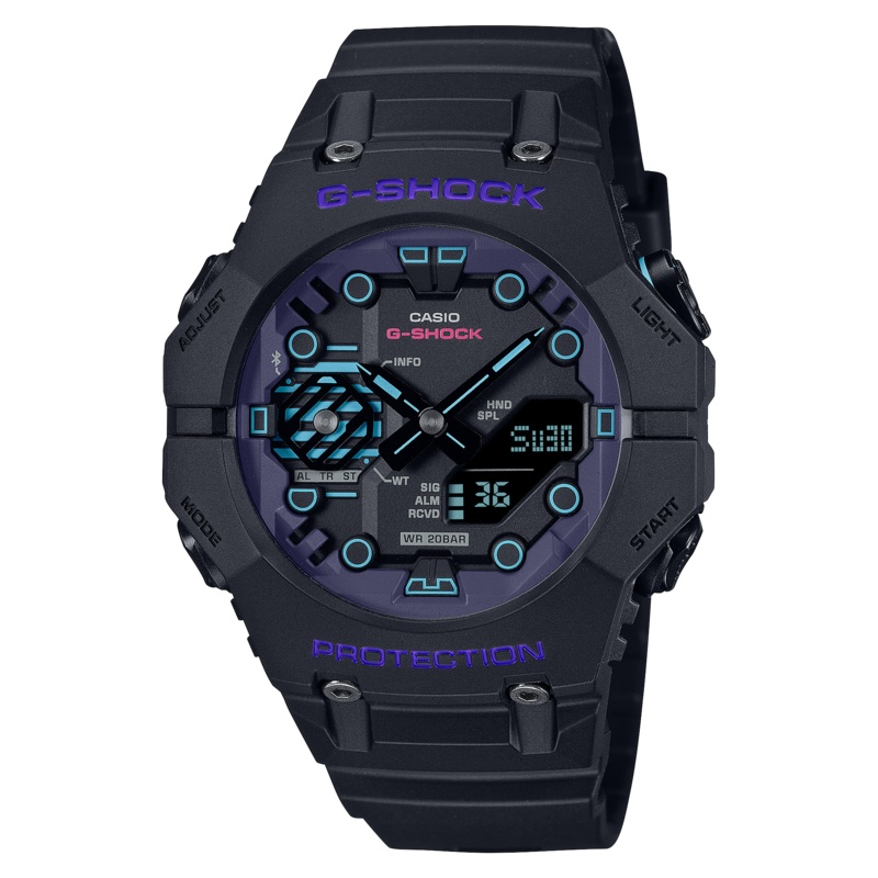 G-Shock Analog Digital DUO Cyberspace Black Resin Band Watch GAB001CBR-1A