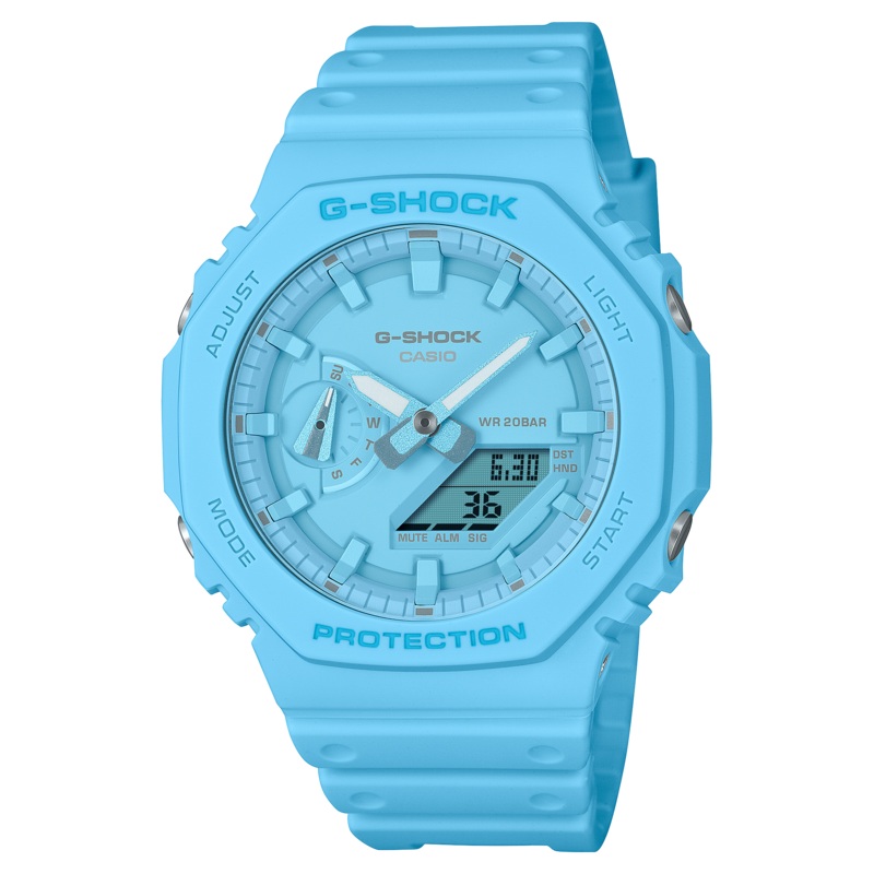 G-Shock Analog Digital DUO Gradation Blue Resin Band Watch GA2100-2A2
