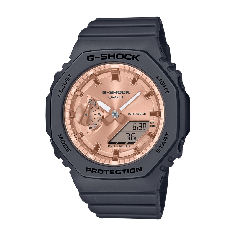 G-Shock Analog Digital DUO Mid Black Resin Band Watch GMAS2100MD-1A