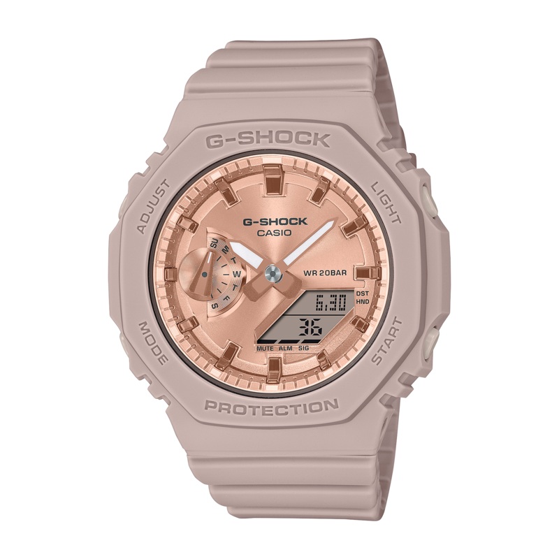 G-Shock Analog Digital DUO Mid Pink Resin Band Watch GMAS2100MD-4A