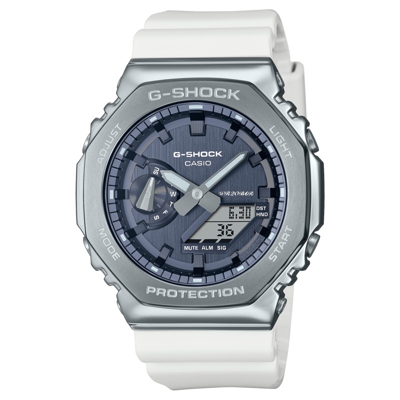 G-Shock Analog Digital DUO Winter Sparkle White Resin Band Watch GM2100WS-7A