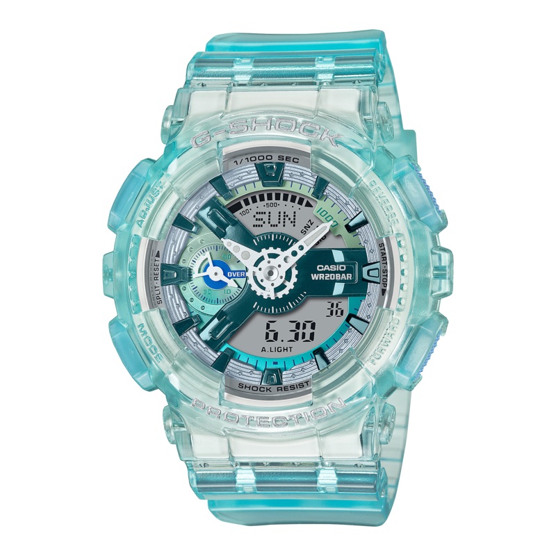 G-Shock Analog Digital Mid DUO Virtual World Resin Band Watch GMAS110VW-2A
