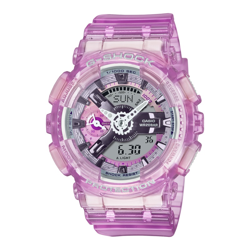 G-Shock Analog Digital Mid DUO Virtual World Resin Band Watch GMAS110VW-4A