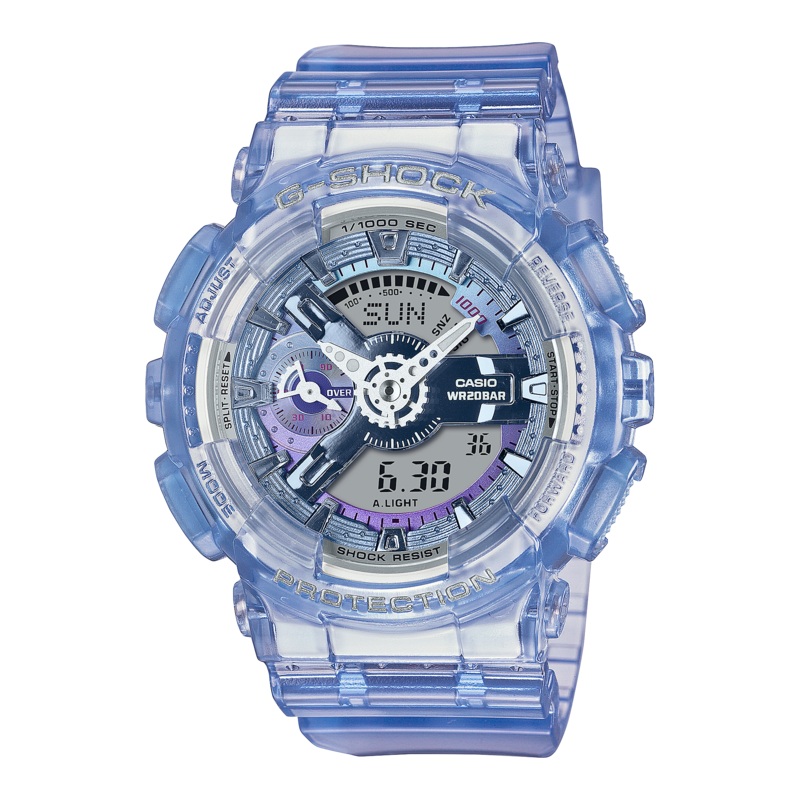 G-Shock Analog Digital Mid DUO Virtual World Resin Band Watch GMAS110VW-6A